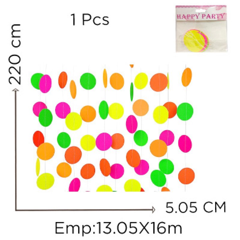 COLG. CIRCULOS NEON XU X1200B