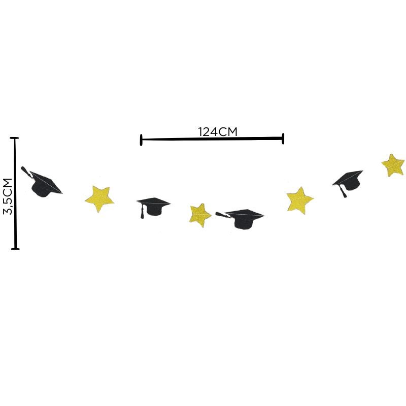 COLGANTE HORIZ. ESTRELLAS/BIRRETE X500B