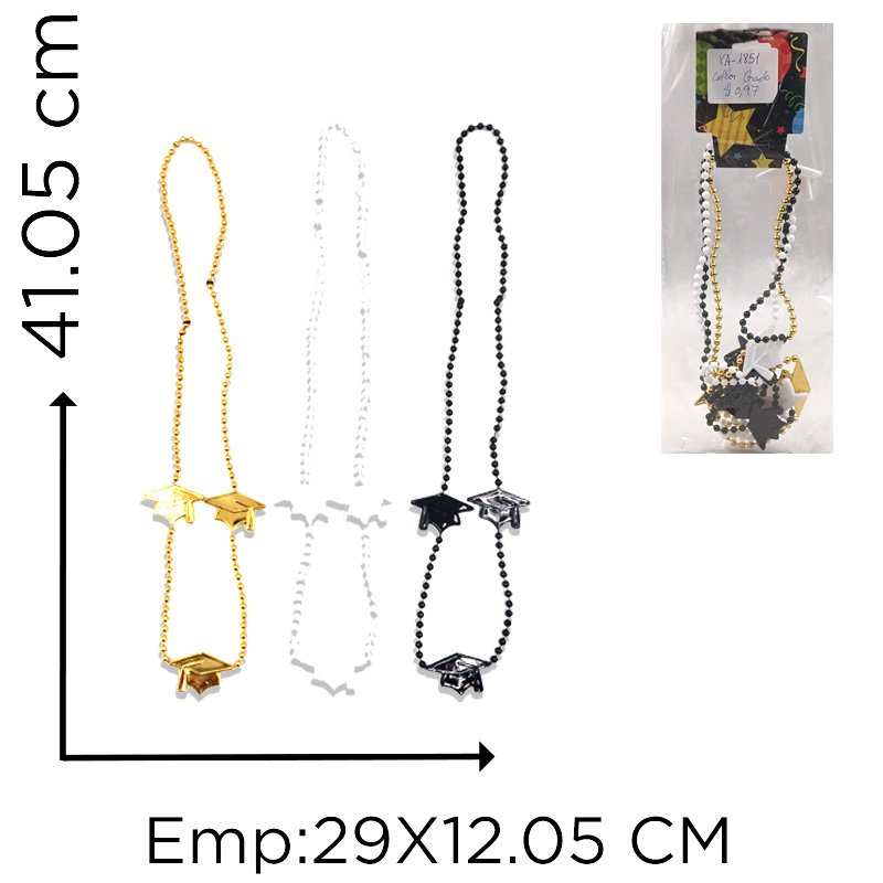 COLLAR BIRRETE X3 COL D/B/N