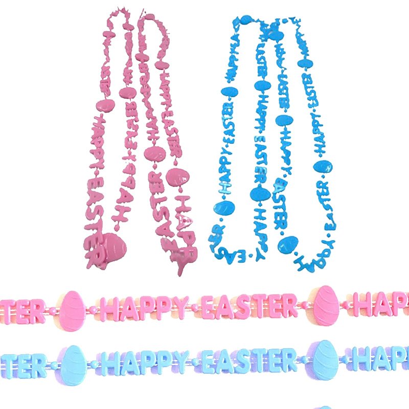 COLLAR HAPPY EASTER ROSA/CEL