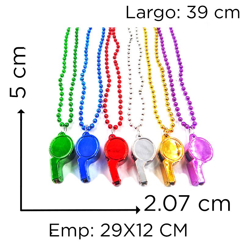 COLLAR PITO CROMADO X6U X100B