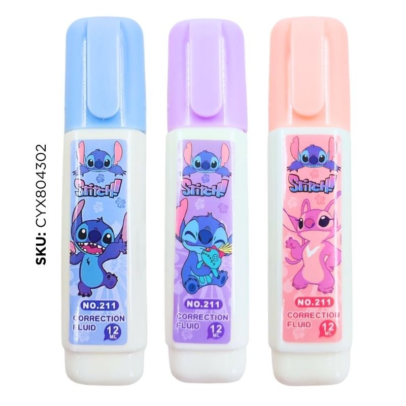 CORRECTOR LIQUIDO STITCH 12ML CJA/24 XU