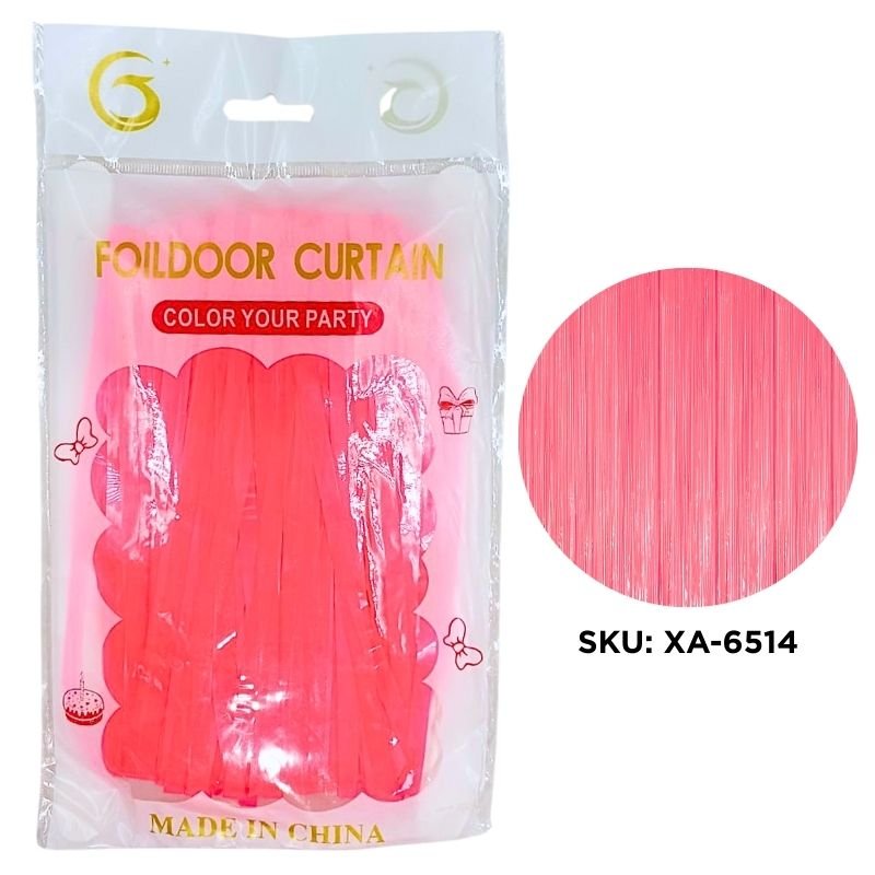 CORTINA TINSEL LISA FUCSIA XU X600B