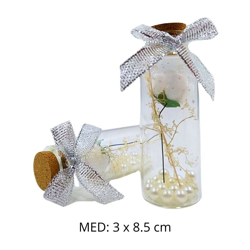 CRISTAL MINI BOTELLA ROSA BLANCA XU CX12