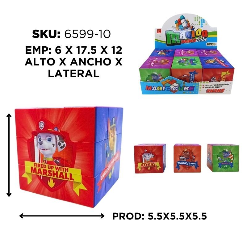 CUBO PUZZLE PAW PATROL XU/CX6 BX360