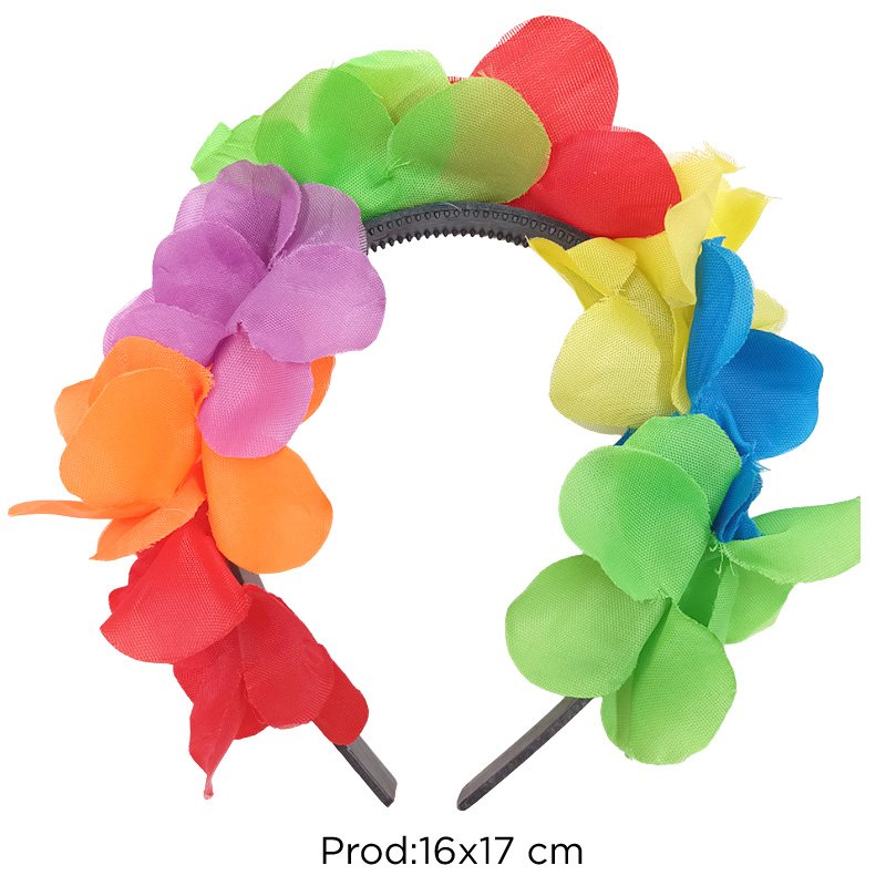 DIADEMA FLORES COL. FUERTE X12 X60B