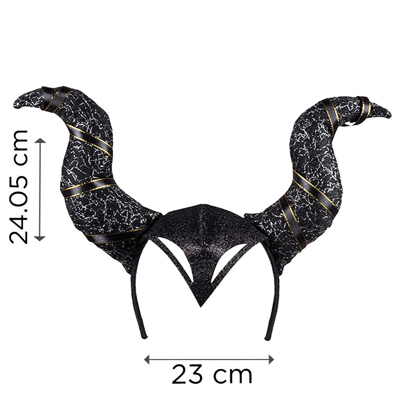 DIADEMA NEGRO MALEFICA