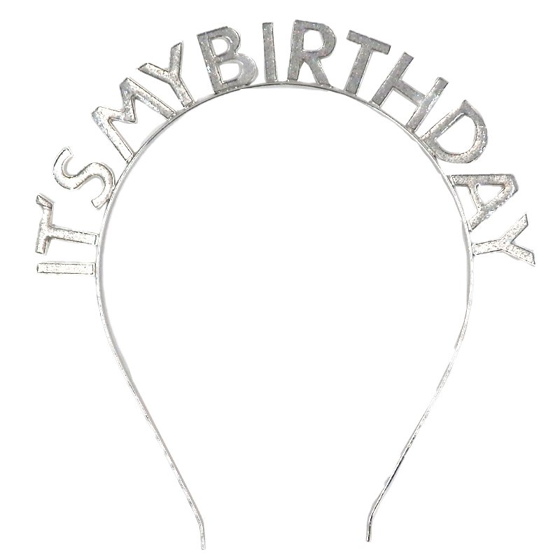 DIADEMA PLAT. ITS MY BIRTHDAY X200B