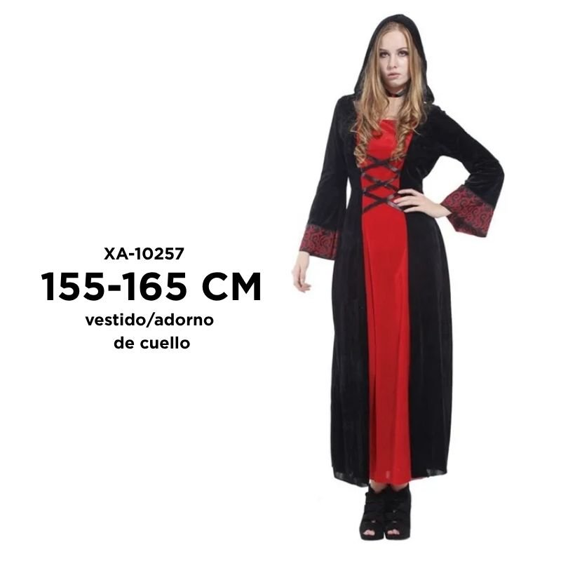 DISFRAZ MUJER GOTICA T-S XU BX30