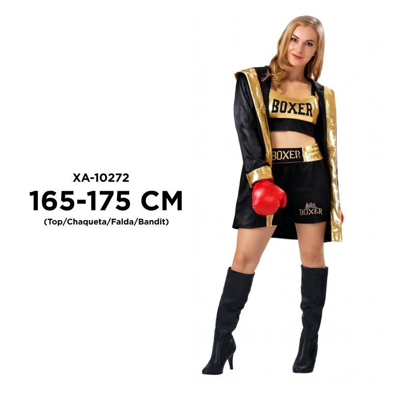 DISFRAZ BOXEO MUJER T-M XU BX50