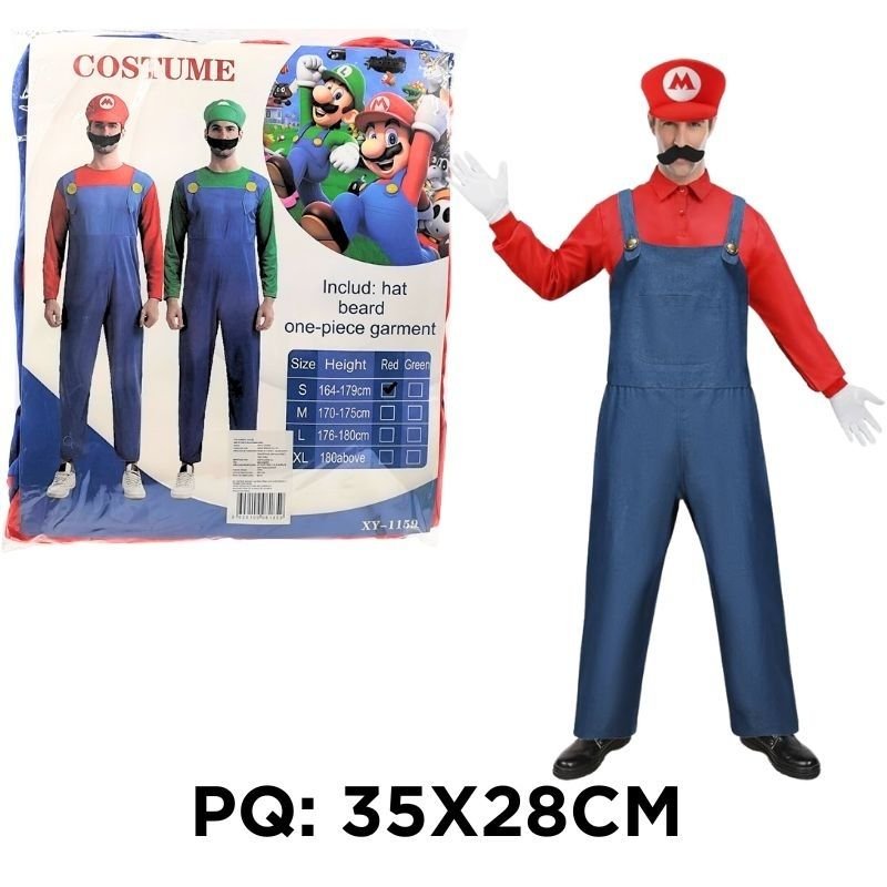 DISFRAZ MARIO BROSS T.L XU