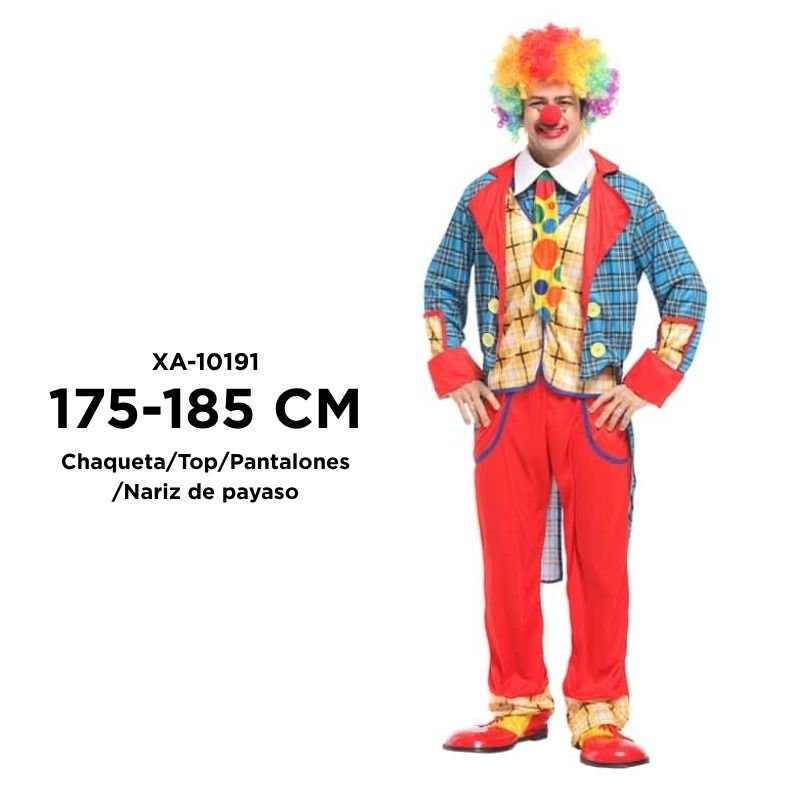 DISFRAZ PAYASO T-M BX40