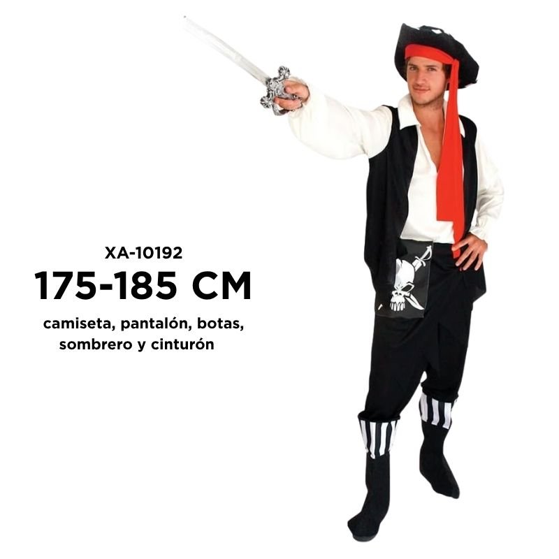 DISFRAZ PIRATA T-M BX40