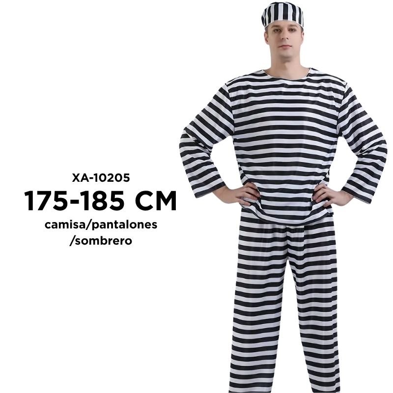 DISFRAZ PRISIONERO T-M XU BX40