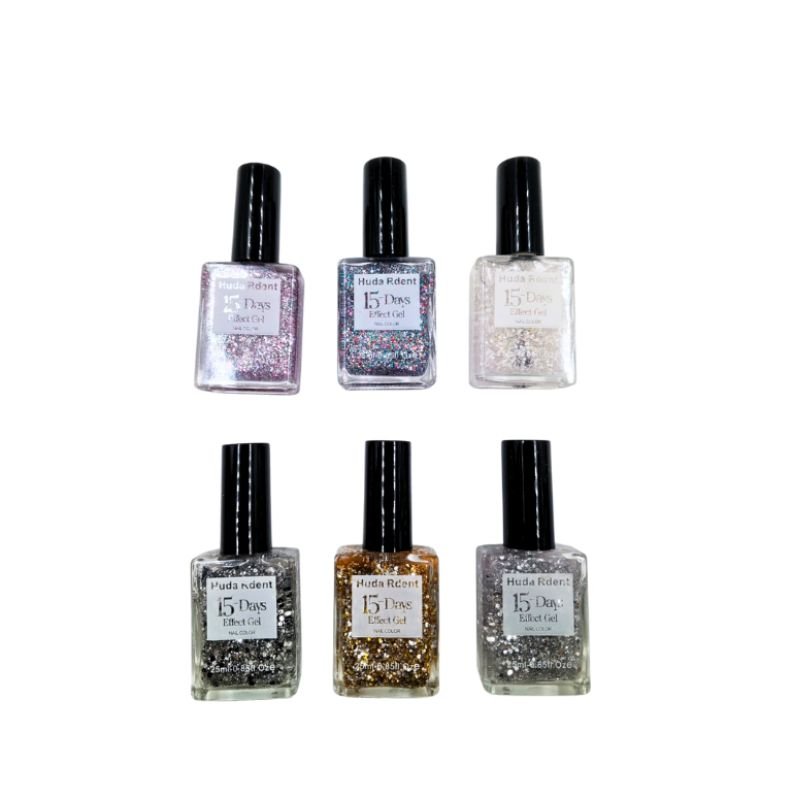 ESMALTE ESCARCHADO V COLORES /25ML /CJA 24