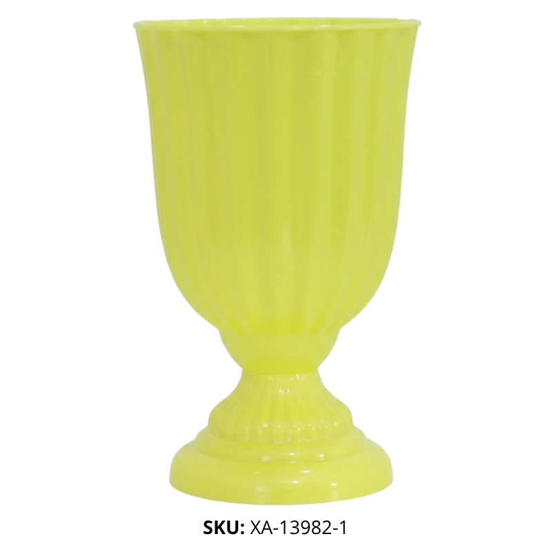 FLORERO PLAST AMARILLO NEON XU X96B