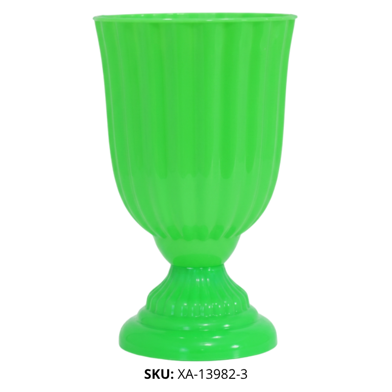 FLORERO PLAST VERDE NEON XU X96B
