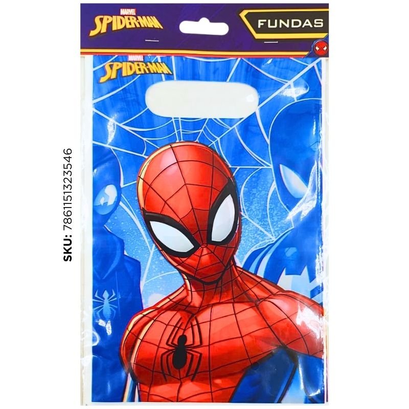 FUNDA CARAM. SPIDERMAN 10U 15.8 X 23.6 CM