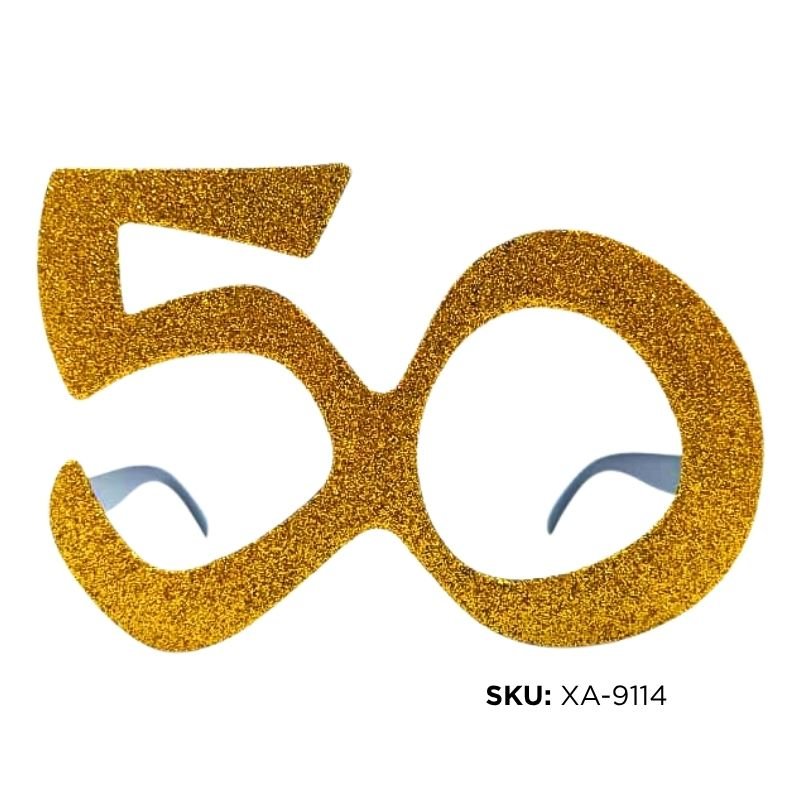 GAFAS 50 DORADAS GLITTER XU X600B