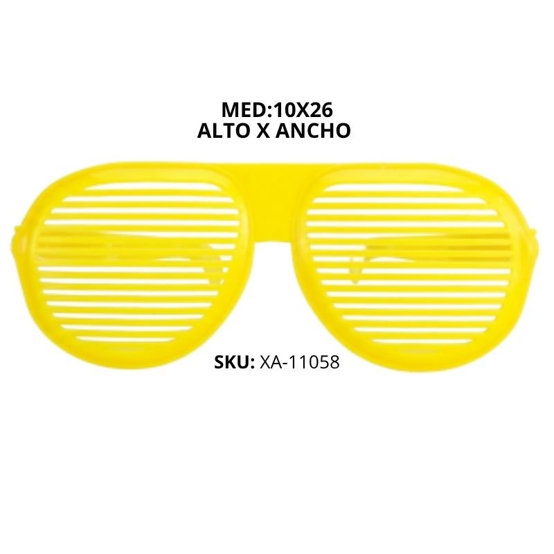 GAFAS DE FIESTA AMARILLAS X480B