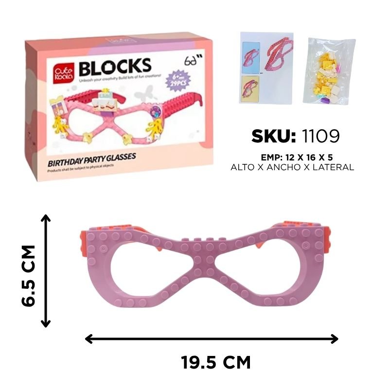 GAFAS LEGO BIRTHDAY PARTY 29PCS BX240