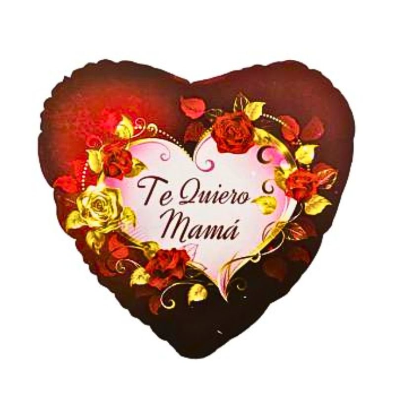 GLOBO #18MET.ROJO TE QUIERO MAMA