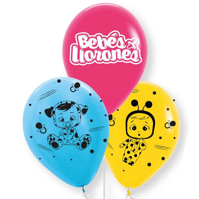 GLOBO BEBE LLORONES R12 X10