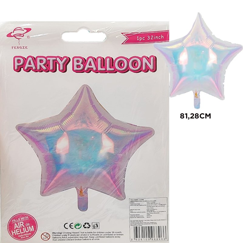 GLOBO ESTRELLA PLAT. TORNASOL XU 32PLG PQ/24 X500B