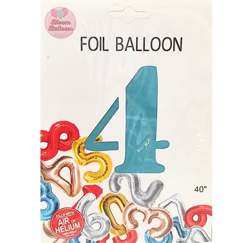 GLOBO JUMBO #4 CELESTE 40 PLG