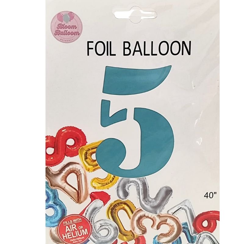 GLOBO JUMBO #5 CELESTE 40 PLG
