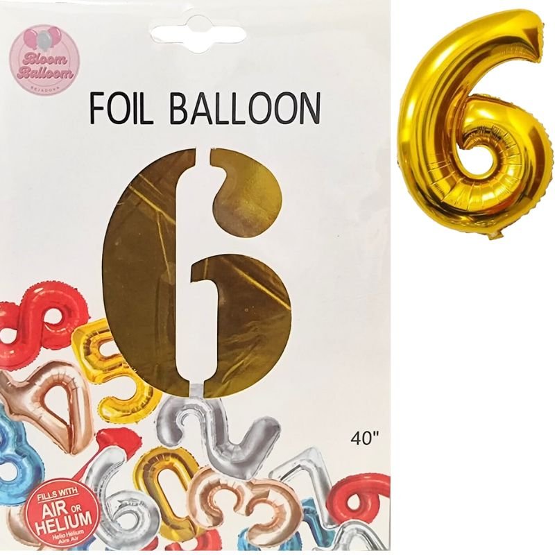 GLOBO JUMBO #6 DORADO