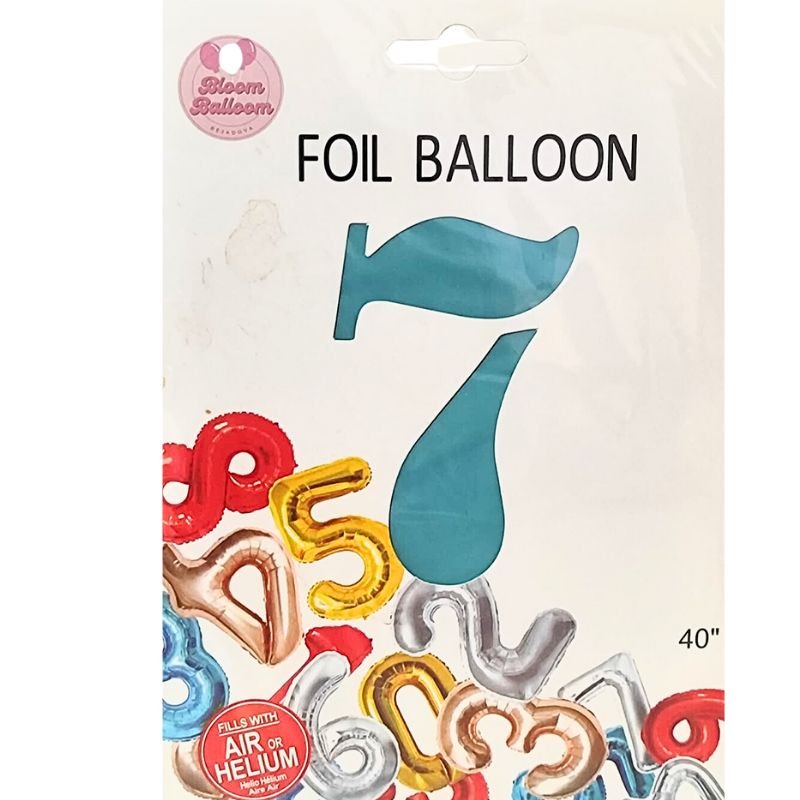 GLOBO JUMBO #7 CELESTE 40 PLG
