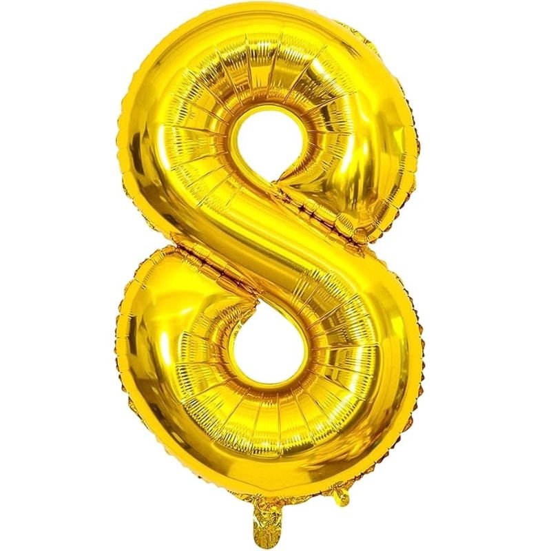 GLOBO JUMBO #8 DORADO