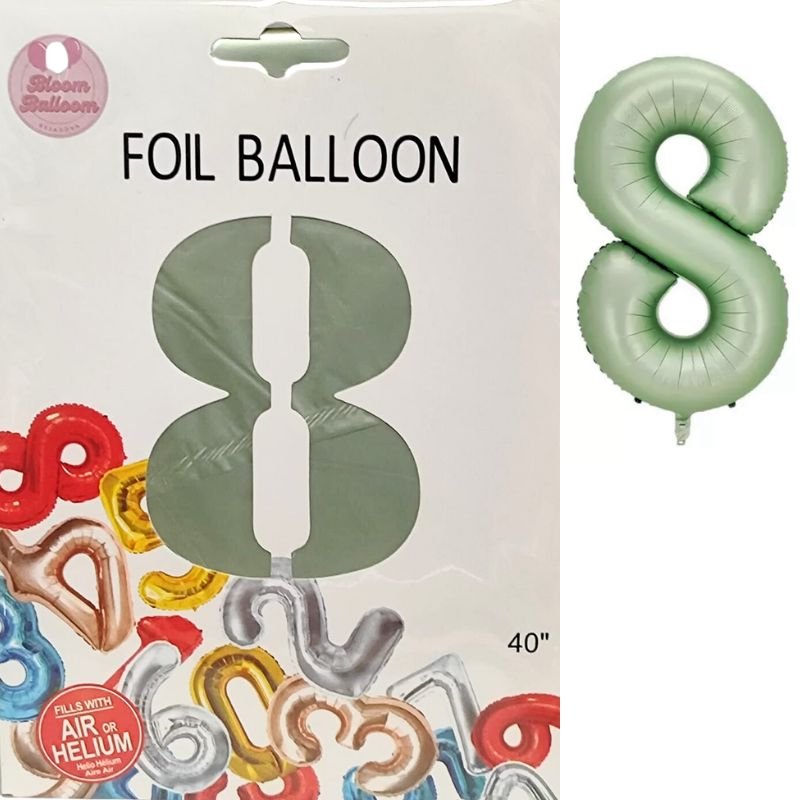 GLOBO JUMBO #8 MENTA 40 PLG