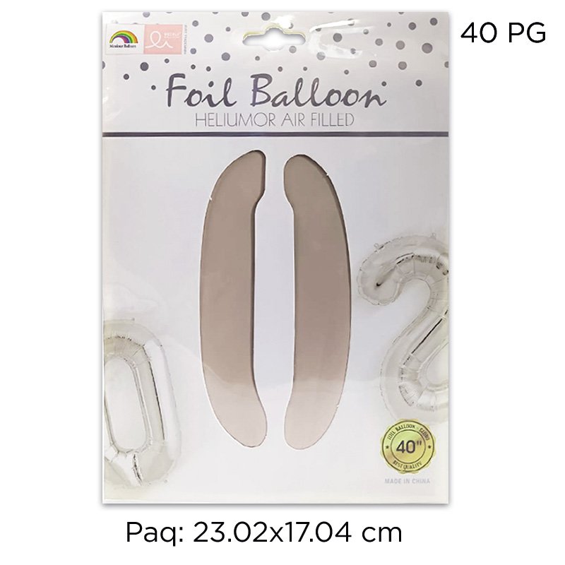 GLOBO NUM. 0 JUMBO BEIGE X300B