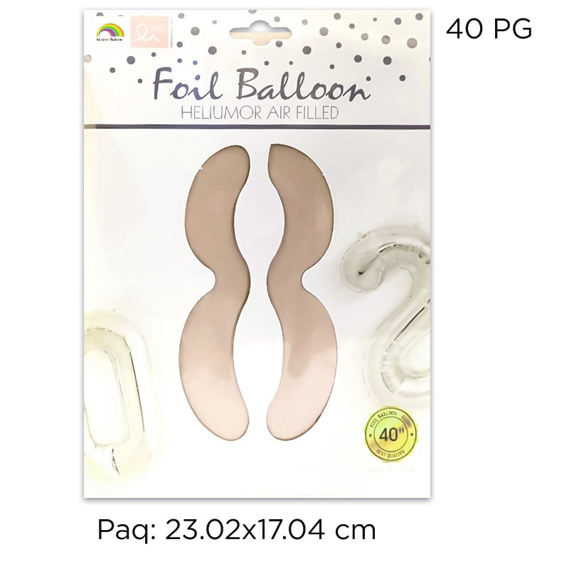 GLOBO NUM. 8 JUMBO BEIGE X300B
