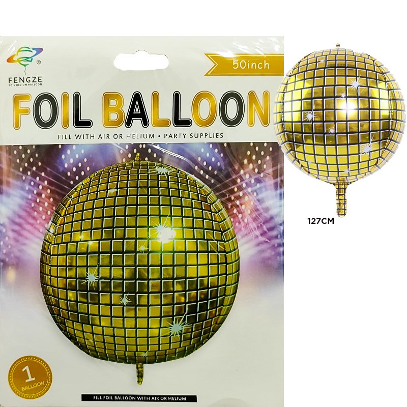 GLOBO ORBITA DISCO DORADO 50PL XU X250B PQ/10