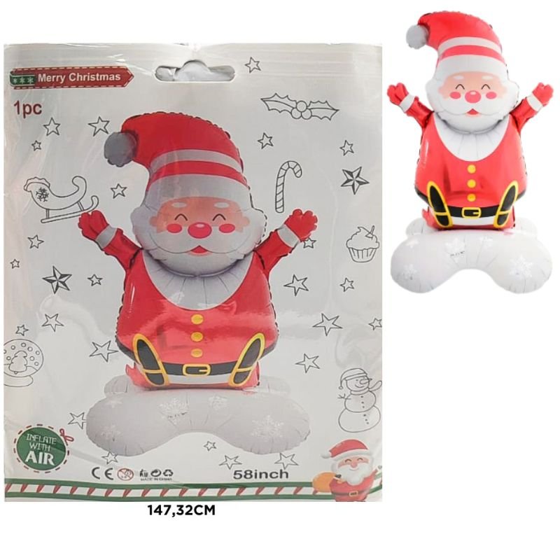GLOBO PAPÁ NOEL XU 58CM X500B