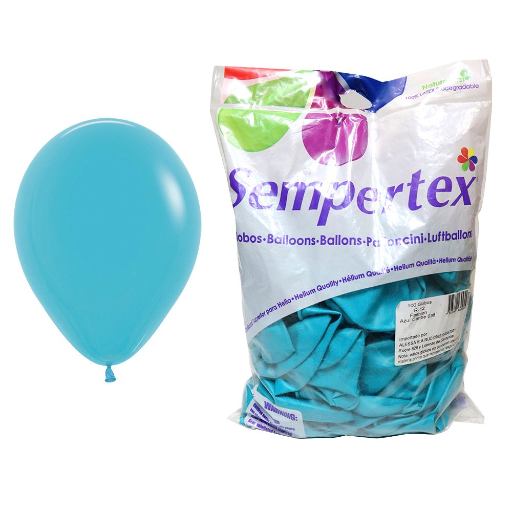 GLOBO R12 AZUL CARIBE FASH. SEMPERTEX