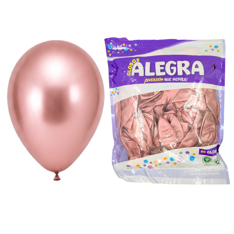 GLOBO R12 ROSE GOLD REFLEX ALEGRA X50PZS X100B