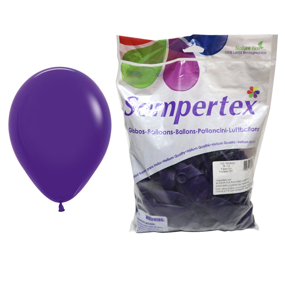 GLOBO R12 VIOLETA FASH. SEMPERTEX