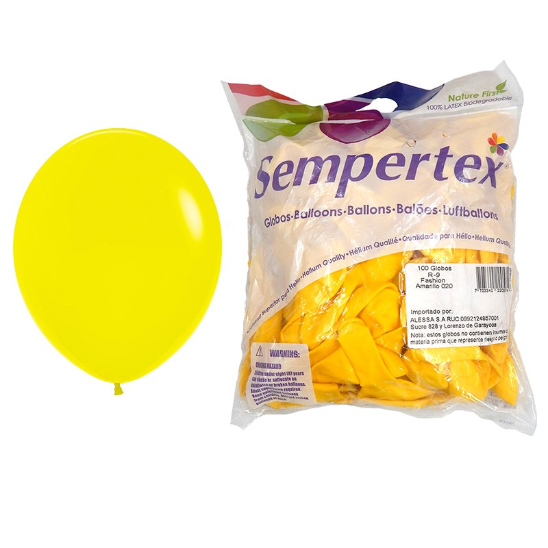 GLOBO R9 AMARILLO FASH. SEMPERTEX