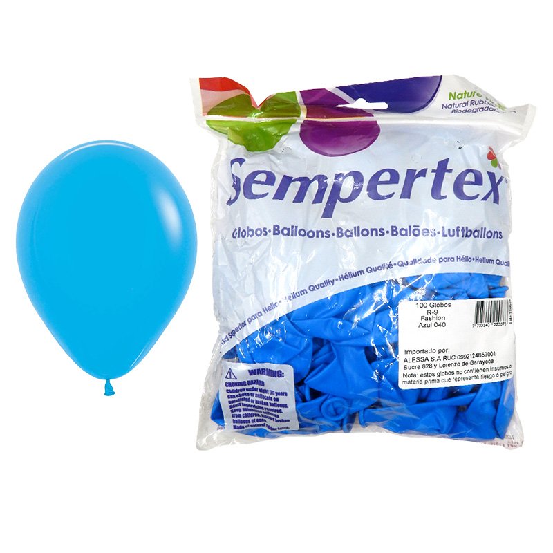 GLOBO R9 AZUL FASH. SEMPERTEX