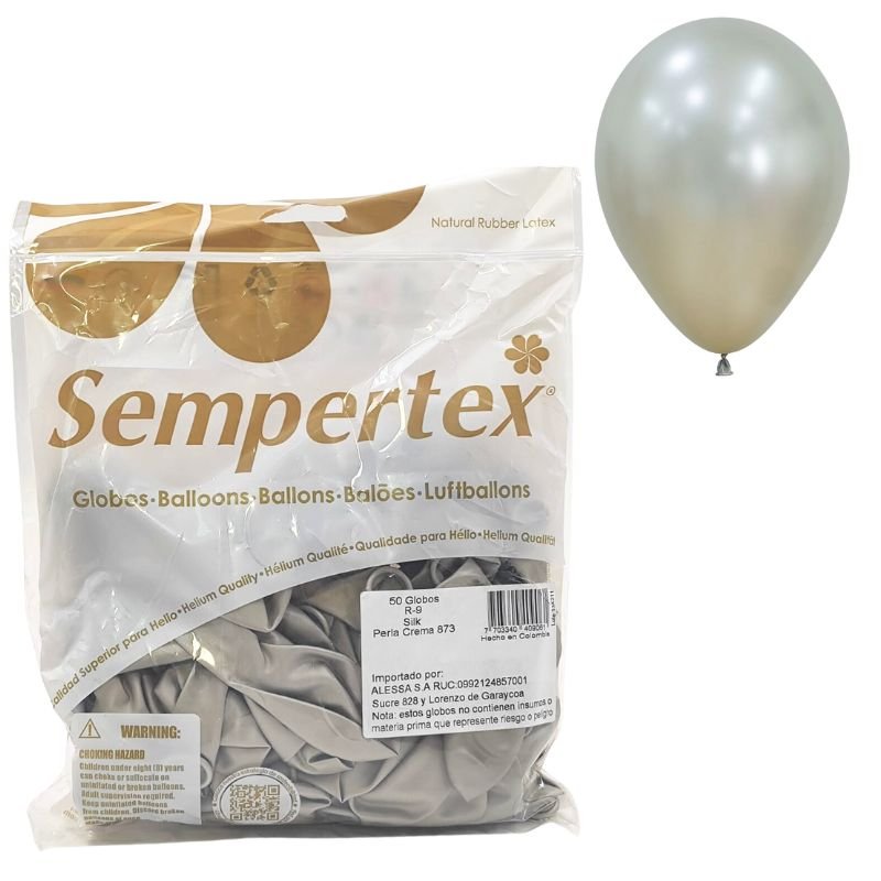GLOBO SILK R-9 PERLA CREMA SEMPERTEX