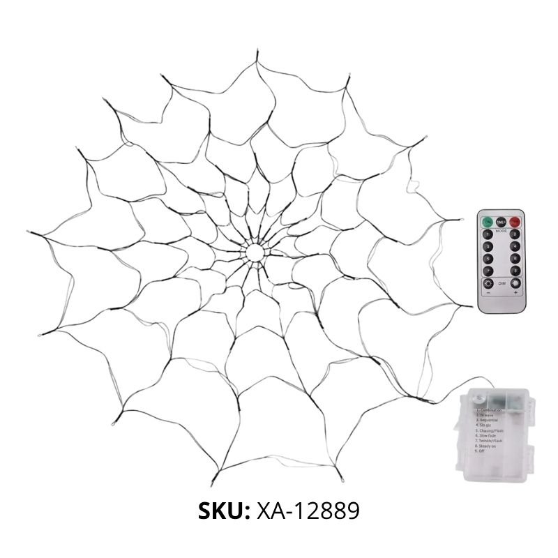 GUIRNALDA ARAÑA C/LUCES X120B