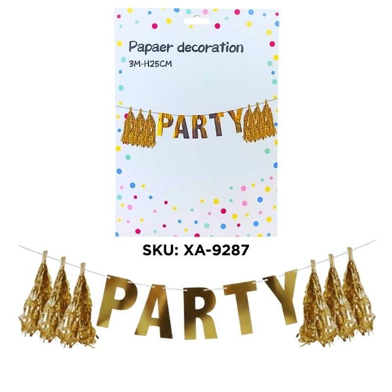GUIRNALDA PARTY DORADO 3MT XU X120B