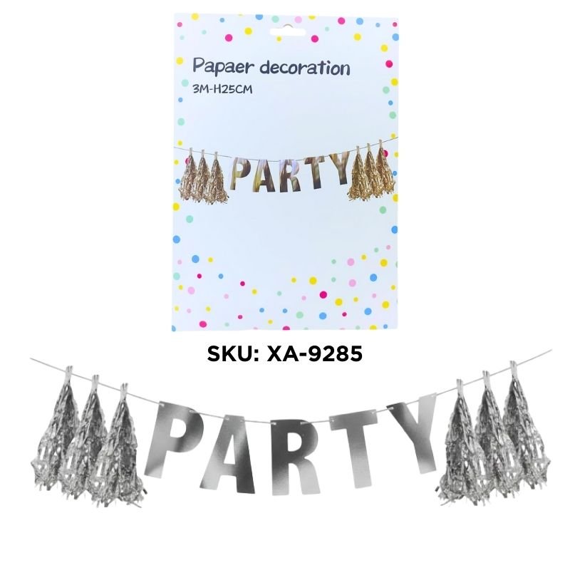 GUIRNALDA PARTY PLATA 3MT XU X120B
