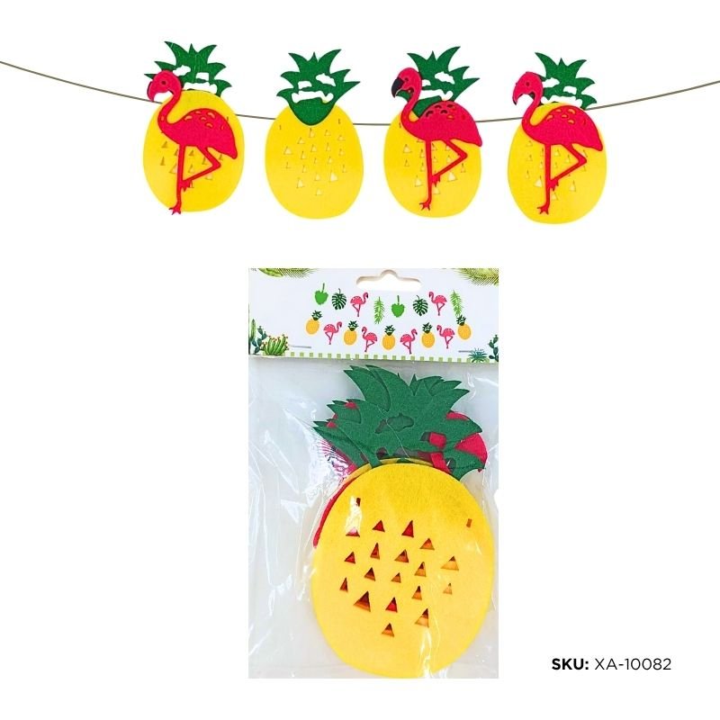 GUIRNALDA PIÑA/FLAMING 9PCS BX500