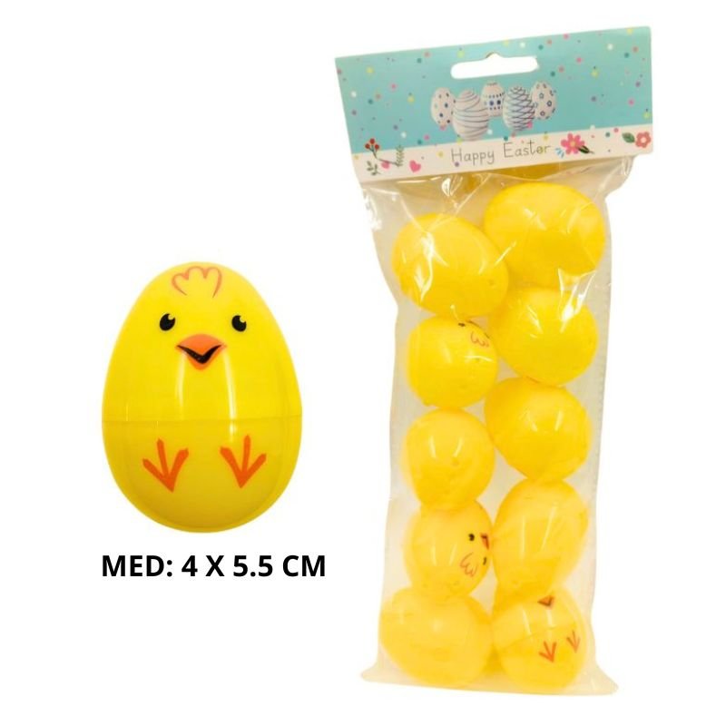 HUEVOS PASCUA POLLITO AMAR X10PZS X190B