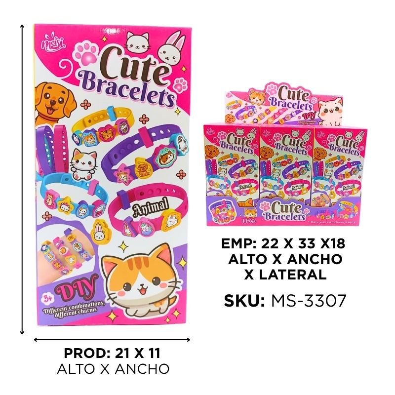 KIT PULSERAS CUTE C/ACCE CX18 BX288